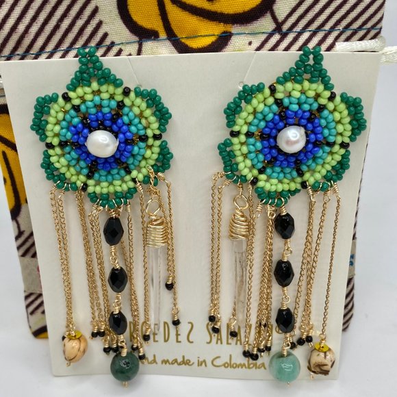 Free People Think Of You Earrings by Mercedes Salazar - Picture 1 of 5